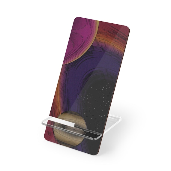Space Phone Stand, Cell Phone Holder for Office or Bedroom | Tech Accessories