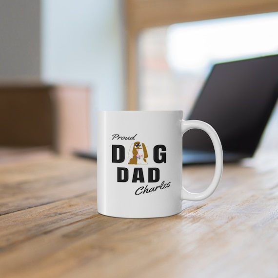 Adorable Dog Mom or Dog Dad Coffee Mug - Gift for Pet Parents