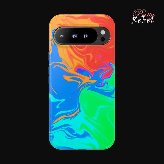 iPhone, Google Pixel & Samsung Galaxy - Vibrant Colors Case - Colorful Aesthetic Phone Case