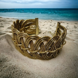 Golden Grass Capim Dourado Handmade Bracelet from Brazil - Eco-Friendly Jewelry