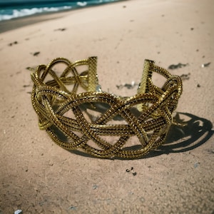 Golden Grass Capim Dourado Handmade Bracelet from Brazil - Eco-Friendly Jewelry