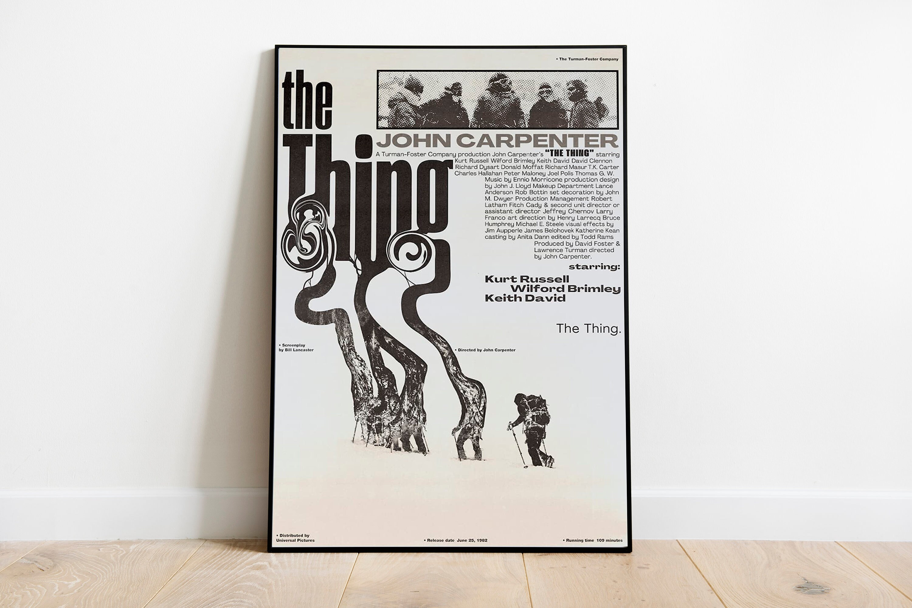 THE THING 1982 póster impreso artístico película de terror de John  Carpenter de