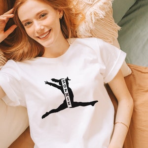 Custom Name Gymnast Daughter Sweatshirt Personalized Shirt Trendy Gymnastic Hoodie Birthday Gift Gymnast Mom Gift Sports Clothing