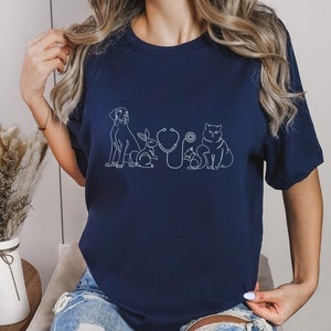 Veterinarian T-Shirt Vet Tee Pet Doctor Gift Vet School Graduation Gift Animal Doctor T shirt Gift For Veterinarian
