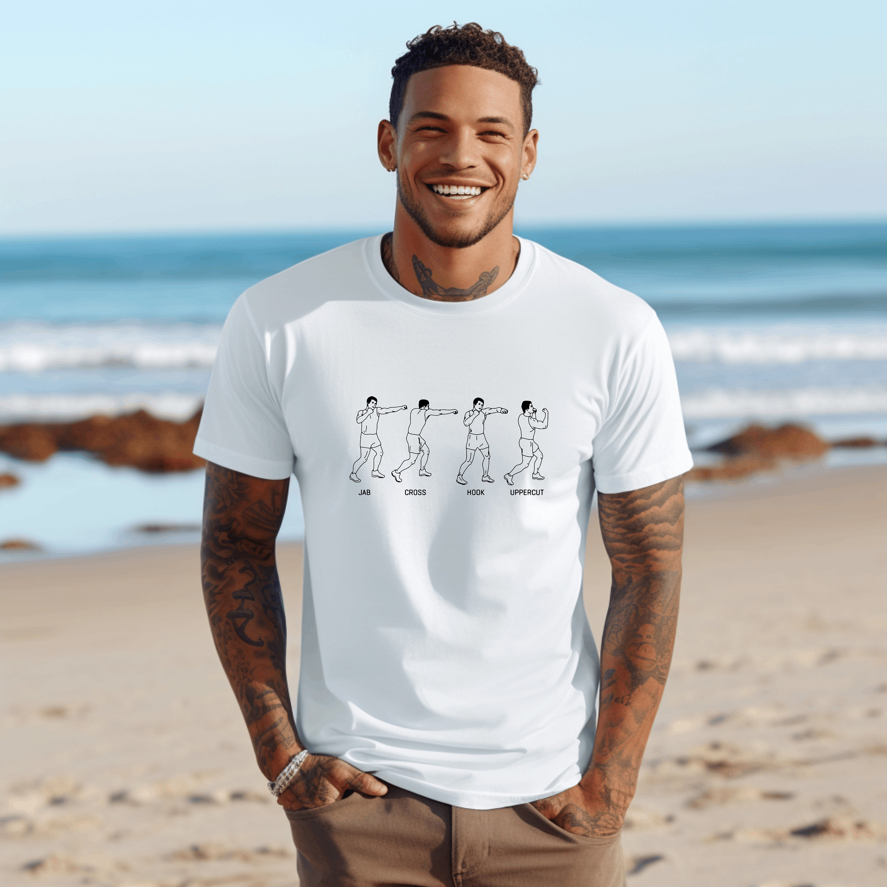 Boxing Technique Series Hoodie Jab Cross Hook Uppercut Etsy