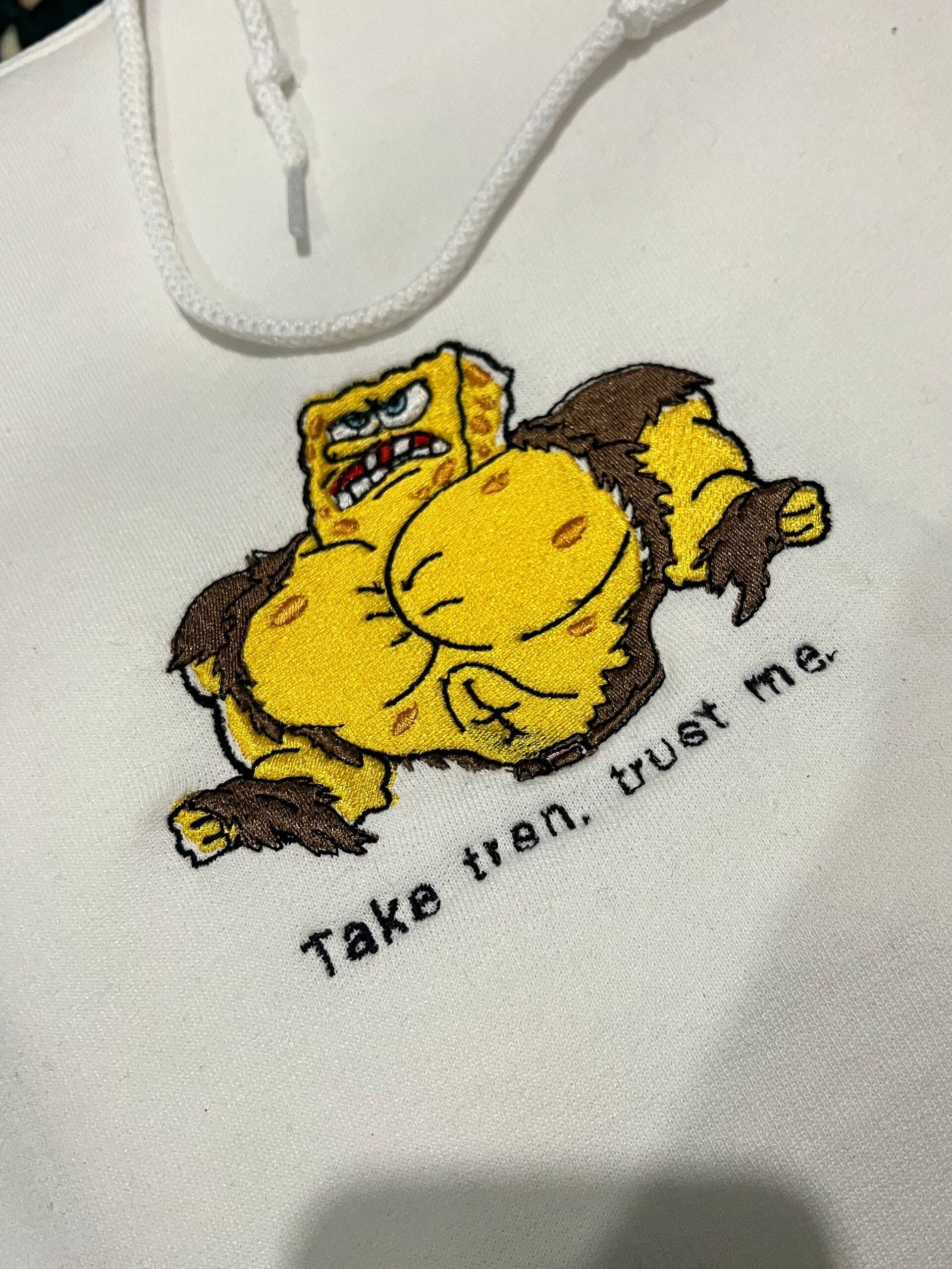 Spongebob Hoodie Etsy UK