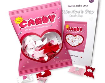 DIY Valentine's Day Candy Bag Gift Kit