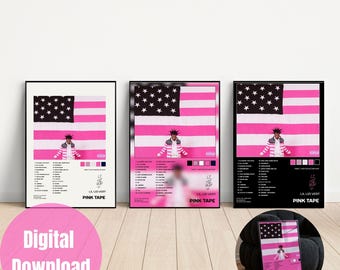 Lil Uzi Vert Pink Tape Album Cover Art | Hip Hop Music Poster (Digital Download)