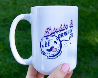 Dinkin & Drinkin Pickleball Coffee Mug | Funny Coffee Mug | Pickleball Lover | Pickleball Accessories | Pickleball Gift | Gift For Partner