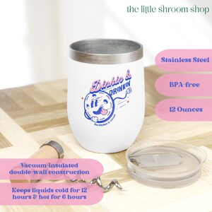 Trink & Dinkin | Pickleball Becher | Pickleball Tasse | Pickleball Liebhaber | Pickleball Zubehör | Geschenke für sie | Thermobecher