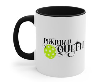 Pickleball Queen Coffee Mug | Pickleball Lover | Pickleball Gift for Her | Pickleball Partner | Pickleball Accessories | Pickle Ball Present
