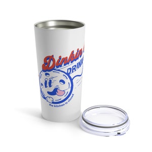 Trink & Dinkin | Pickleball Becher | Pickleball Tasse | Pickleball Liebhaber | Pickleball Zubehör | Geschenke für sie | Thermobecher