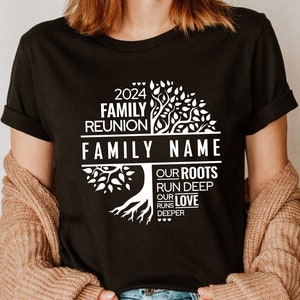 Custom Family Reunion Shirt,Family Tree Shirt,2024 Family Shirt,Family Trip Shirt,Family Vacation 2024,Family Reunion Gift,Family Name Shirt