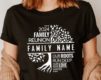Custom Family Reunion Shirt,Family Tree Shirt,2024 Family Shirt,Family Trip Shirt,Family Vacation 2024,Family Reunion Gift,Family Name Shirt