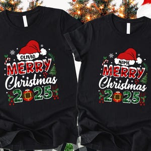 Merry Christmas 2025 Shirt: Christmas Group Tee - Xmas Long Sleeve - Shirts For Christmas Party - Buffalo Christmas Tee - Christmas Cruise