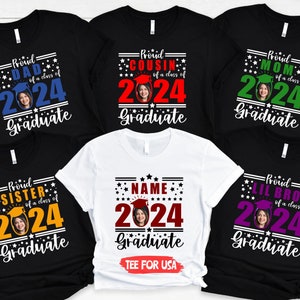 2024 Graduate Shirts,Group Grad Shirt,Class of 2024 Shirt,Family Graduation,Personalized Grad,Graduation Tee,Senior 2024,Proud Family Shirt