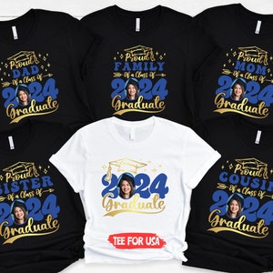 2024 Graduate TShirt,Group Grad Shirts,High School Graduate Shirt,Family Graduation,Graduation Gifts,Senior 2024,Proud Family Shirt,Grad Tee