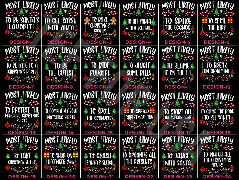 Custom And 190 Quotes Most Likely to Christmas T-Shirt,Matching Xmas Family Shirt,Family Christmas Pjs,Christmas Party Tee,Funny Xmas Shirt,Thanksgiving Dinner,Thanksgiving Gift,Our First Christmas,Christmas Cruse Tee,Merry Merry Christmas
