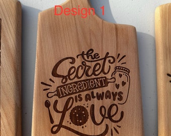 Custom Engraved Beech Wood Cutting Board