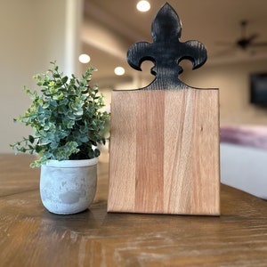 Fleur De Lis Beech Cutting Board