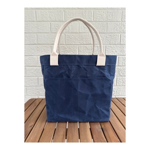 project bag, waxed canvas bag, tote, knitting project bag, duffel, travel bag, waxed canvas project bag, overnight bag, canvas tote bag