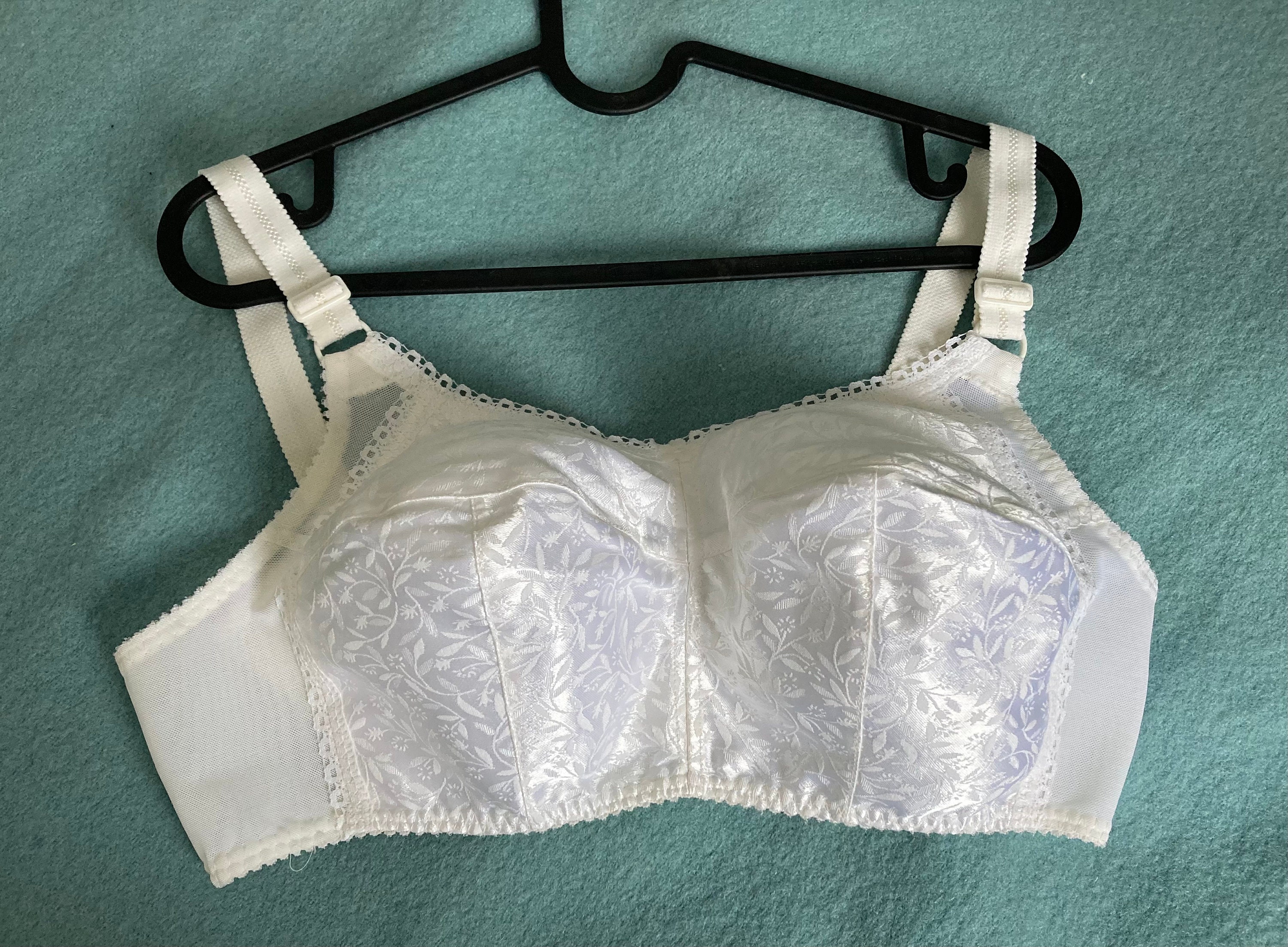 Vintage 1980s Exquisite Form Bra / Fancy Ful-ly Camisole Strap