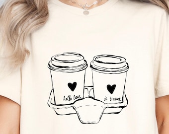 Coffee Love T-shirt, Gift For Coffee Lover, Coffee Shirt, Couples Coffee Shirt, Funny Coffee Shirt, Cute Coffee Shirt, Coffee Person Shirt