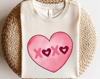 Valentines Day T-Shirt, Xoxo Shirt, Gift For Valentine, Valentines Day Gift, Happy Valentines, Love Shirt, Valentines Day Apparel