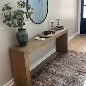 The “Norma” console table - Custom Birch Console table, Entry table, Sofa table