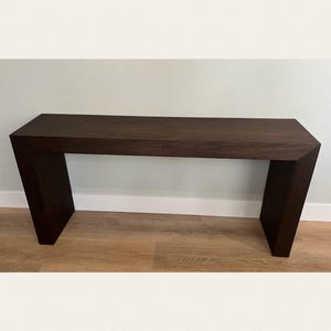 The “Norma” console table - Custom Walnut Console table, Entry table, Sofa table