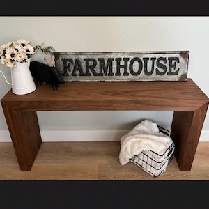 The “Norma” console table - Custom Walnut Console table, Entry table, Sofa table