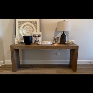The “Norma” console table -  Custom Birch Console table, Entry table, Sofa table