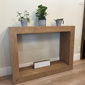 The “Libby” - A Custom Birch, Maple or Oak 4 sided Console table, Entry table, Sofa table