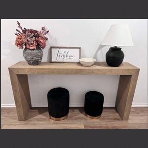The “Norma” console table -  Custom Birch Console table, Entry table, Sofa table