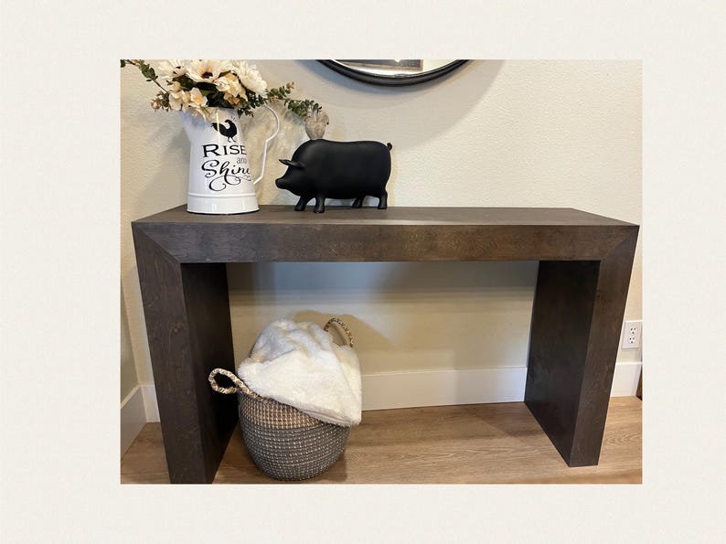 The “norma” Console Table - Custom Birch Console Table, Entry Table ...