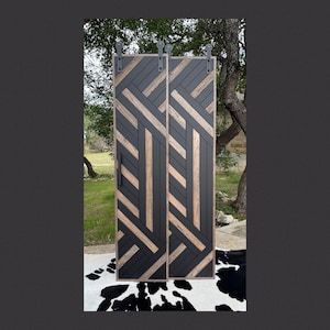 The “Other Jo” is a custom barn door combining both Rustic, and Modern - Any Finish - Any Size