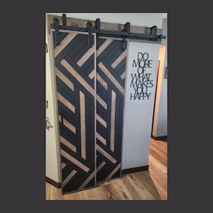 The “Other Jo” is a custom barn door combining both Rustic, and Modern - Any Finish - Any Size