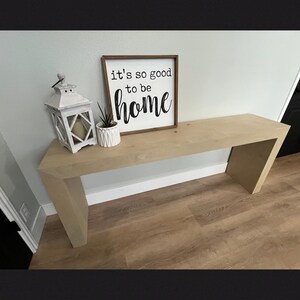 The “Norma” console table - Custom Birch Console table, Entry table, Sofa table