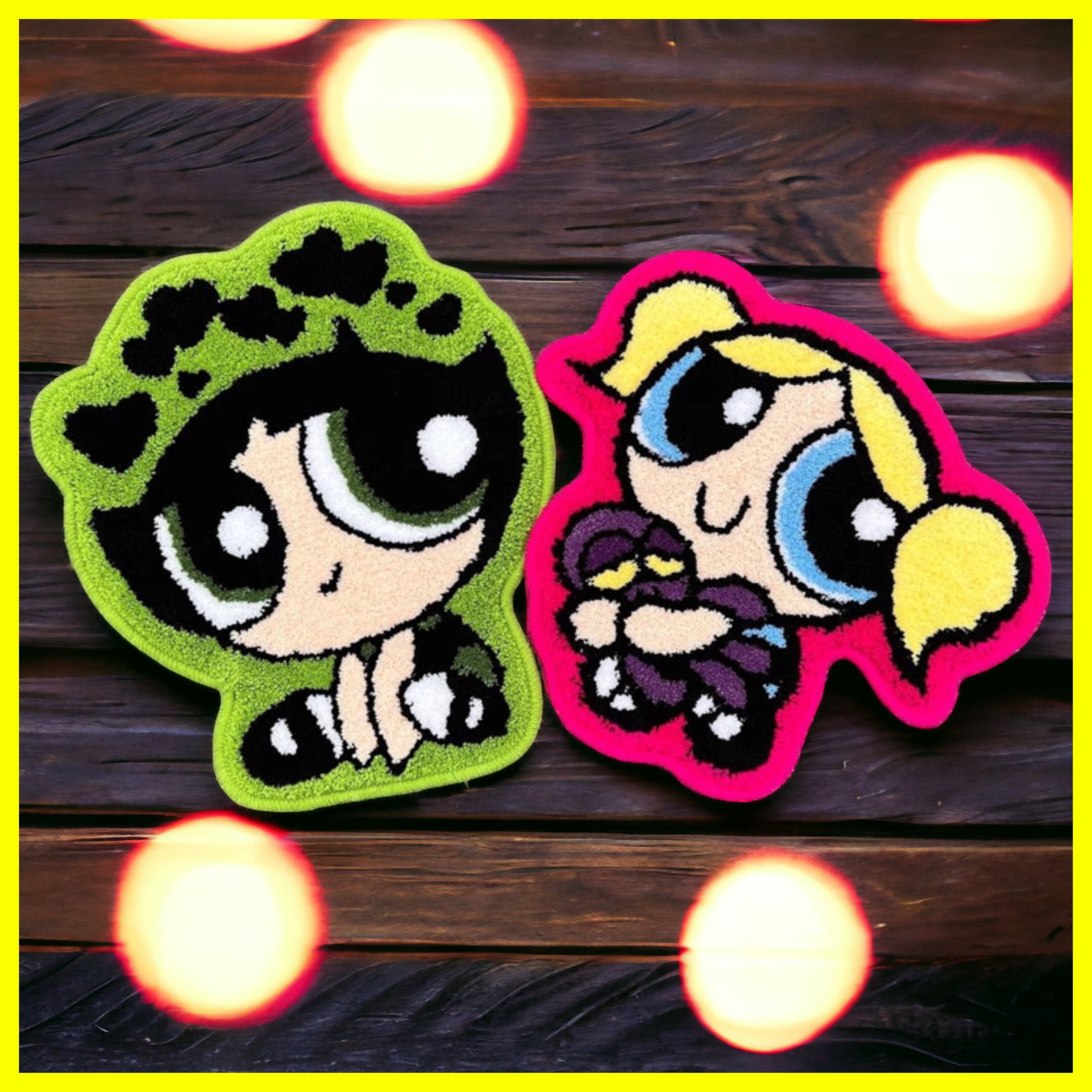 Powerpuff Girls Rug/cartoon Network Area Rug/cool Rugs/bubbles Etsy