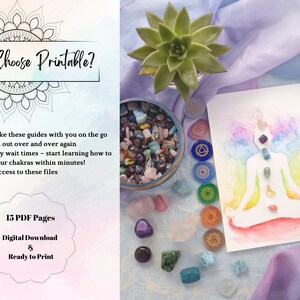 Chakra Printable Reference Guides, Chakra Balancing Guides, Chakra ...