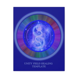 Unity Field Healing Template - Canvas Mounted Print - 16x20" or 18x24" image 2