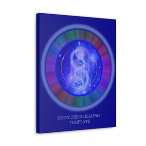 Unity Field Healing Template - Canvas Mounted Print - 16x20" or 18x24" image 3