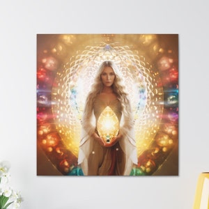 The Golden Egg Wall Art  Canvas Mounted Print 16x16&quot; 24x24&quot; 36x36&quot; sizes