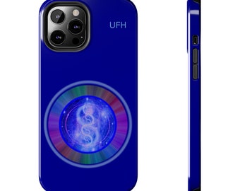 Royal Blue iPhone Case – Impact Resistant, Unity Field Logo