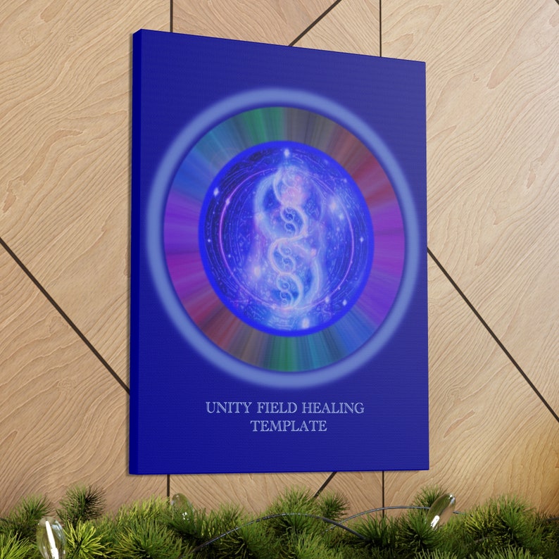 Unity Field Healing Template - Canvas Mounted Print - 16x20" or 18x24" image 8