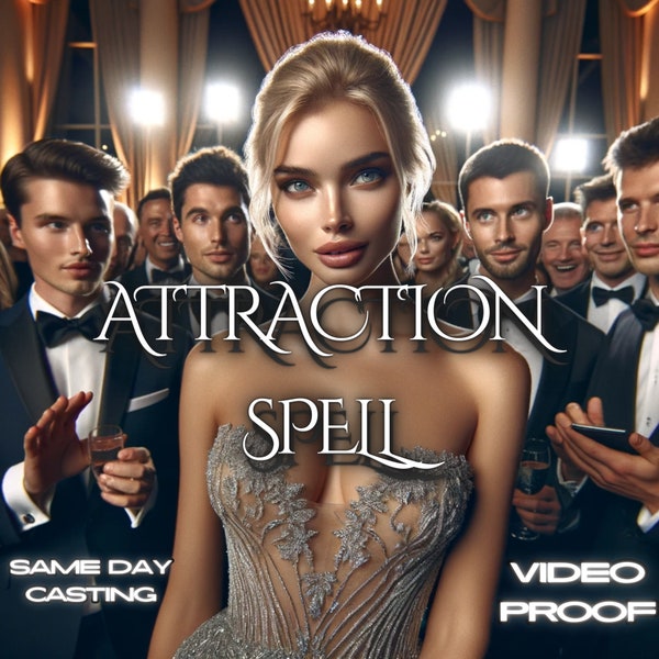 Magnetic Attraction Spell | Powerful Lust Spell Irresistible Charm and Seduction Magic Enhance Romantic Desires - Same Day Cast Video Proof