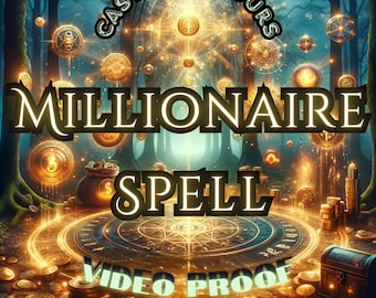 Powerful Millionaire Spell | Ultimate Wealth Manifestation Money & Abundance Attraction Magic Financial Prosperity-Same Day Cast Video Proof