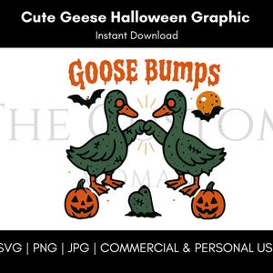 Sarcastic Goose PNG, Funny Halloween SVG, Silly Goose Sublimation Design, Cute Geese Clipart, Funny Animals PNG for Sublimation