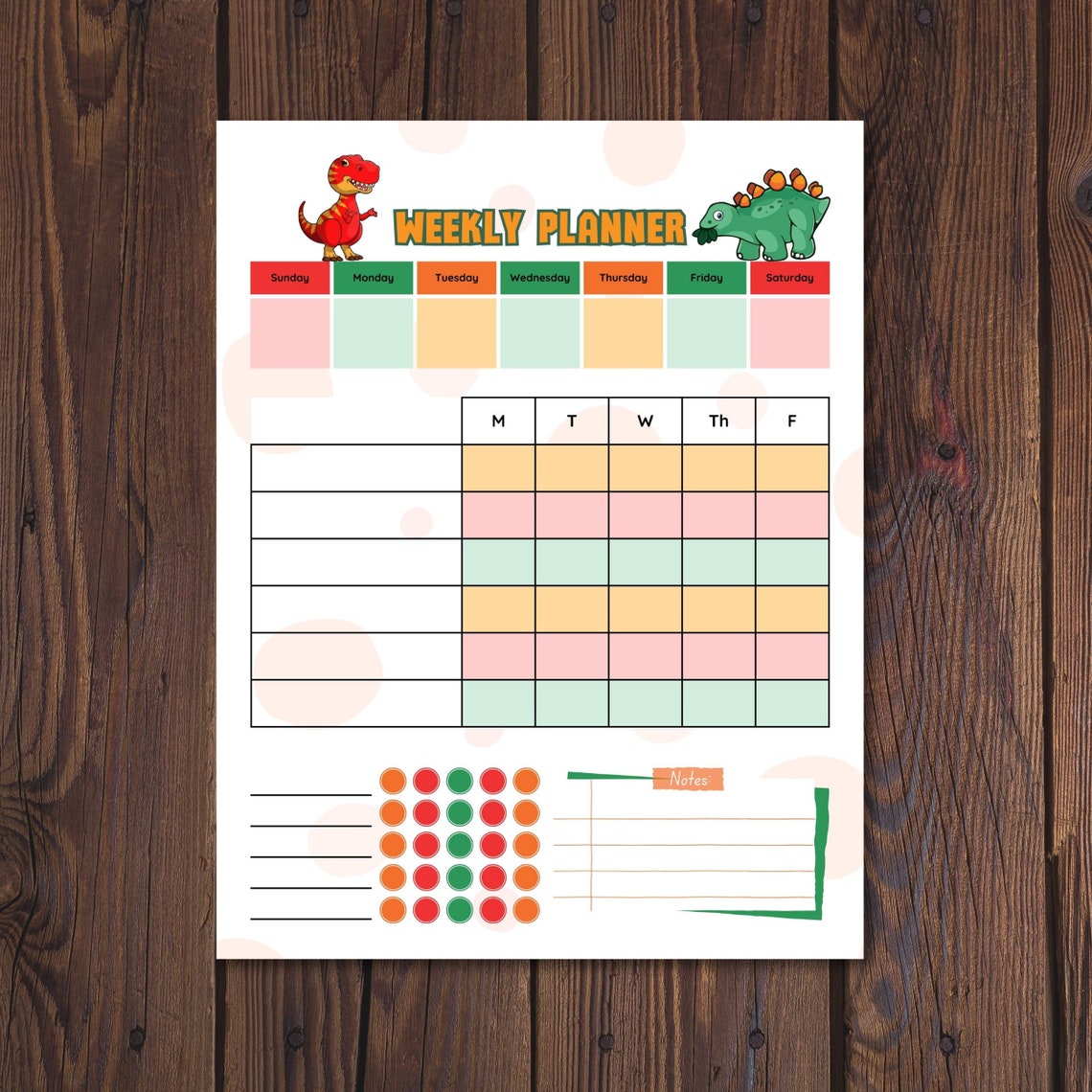 Variety Pack of Student Planner Pages - Printable & Digital Fillable - Etsy