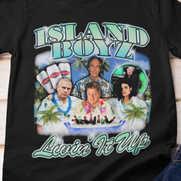 Epstein "Island Boyz" Shirt, Jeffery Epstein Island Tour Shirt, Epstein Island Guests Funny Shirt, Jeffrey Epstein Island Shirt